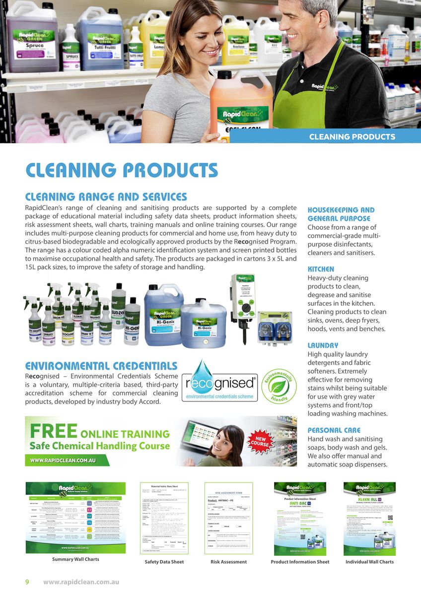 Cleaning products