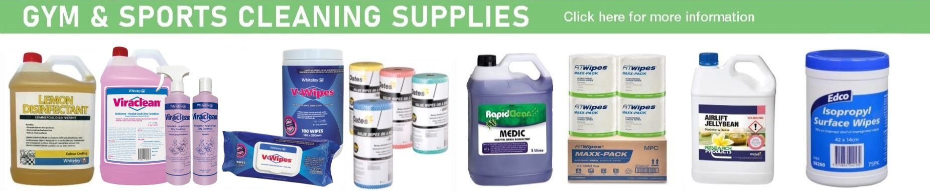 Gym & Sports Cleaning Supplies