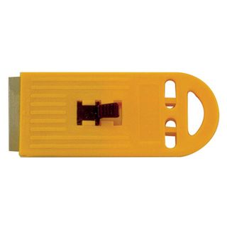 Yellow Plastic Scraper with 1 Blade