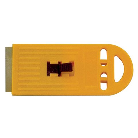 Yellow Plastic Scraper with 1 Blade