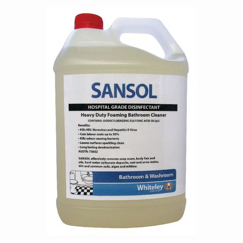 Sansol HD Cleaner Disinfect 5ltr 190056A