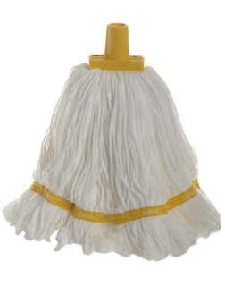 Premium Microfibre Round Mop YELLOW 350g