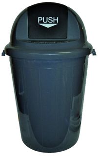 Edco Grey Bullet Bin - 60 Litre