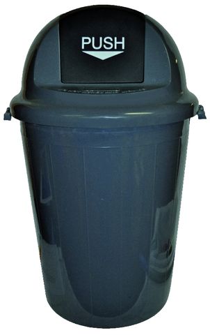 Edco Grey Bullet Bin - 60 Litre