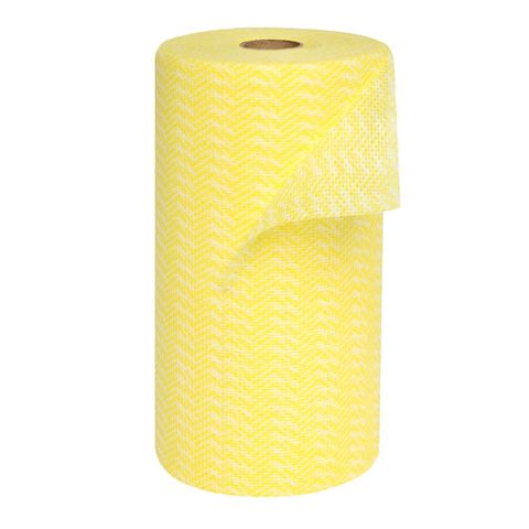 Rapid Yellow Antibac Wipe Roll