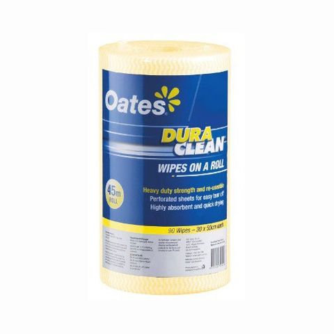 Dura Wipes - 45 Metre Roll - YELLOW