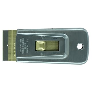 Metal HD Scraper with Brass Button+Blade