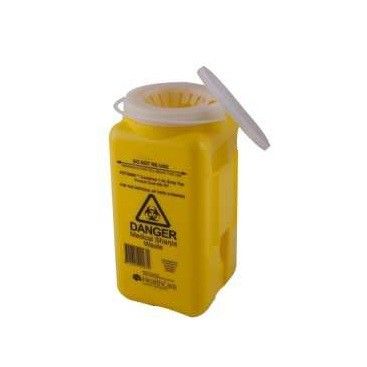 Sharps Bin Resealable 1.4L Petal Insert