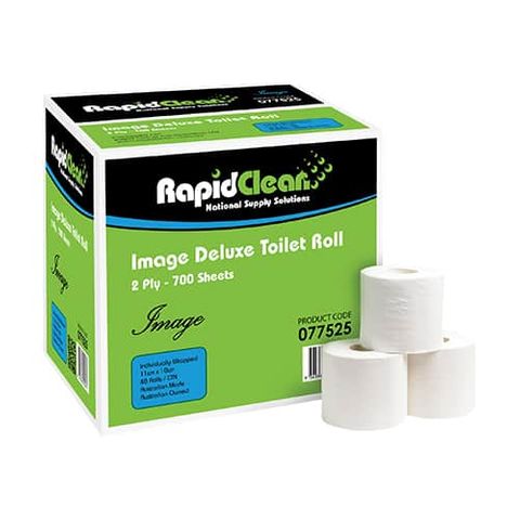 Rapid Toilet Rolls 700sh 2ply Image