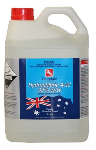 Hydrochloric Acid 5 litre 32%