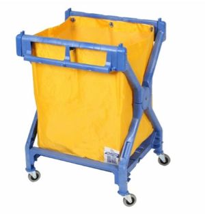 Deluxe Plastic Scissor Trolley & Bag