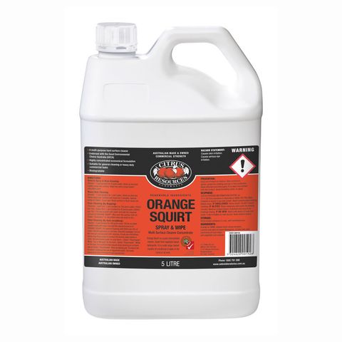 165125 Orange Squirt Spray Wipe 5l