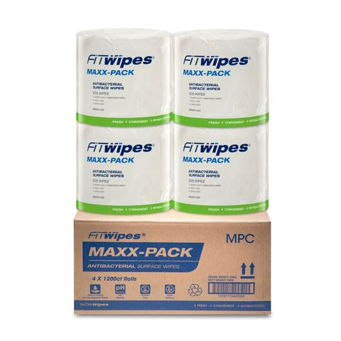 Gym Wipes 4 x 1200 refills TGA Disinfect