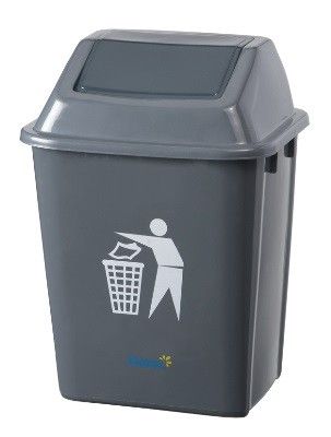 165369 Flip Bin Grey 20 Litre