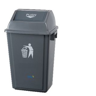 60 Litre Flip Bin Grey 60litre