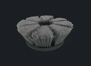 Flagged Tip Long Bristle Brush