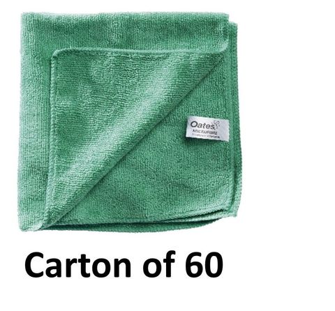 OatMicrofibre Cloth Superior Green ctn60