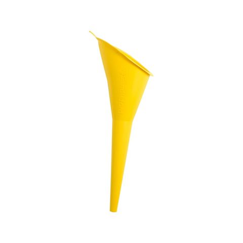 Rubber Flexible Funnel Yellow