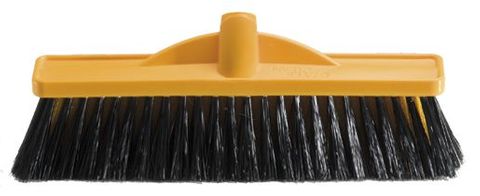 Broom - Medium/Stiff 350mm Yellow Stock