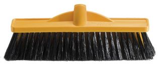 Broom - Medium/Stiff 350mm Yellow Stock