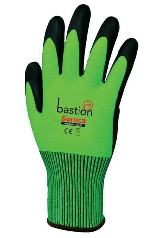 Soroca Cut 5 Green Gloves-Small CLEAR