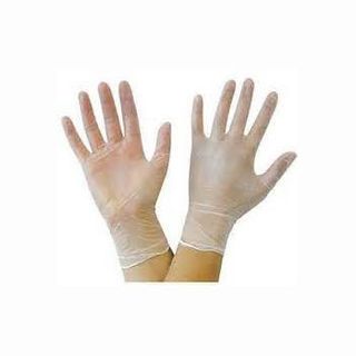 Gloves Vinyl Clear P/F Med 100/box