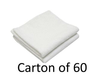 Oat Microfibre Cloth White Ctn60