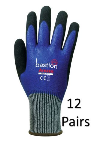 Arezzo Cut5 Full Nitrile Gloves-Largex12
