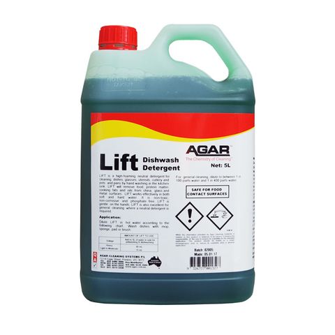 Agar Lift 5L Hand Dishwashing Liquid