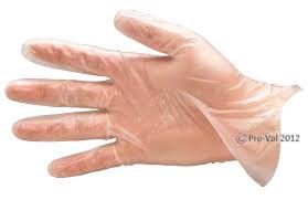 ProVal glove vinyl Eco Clear P/F Large