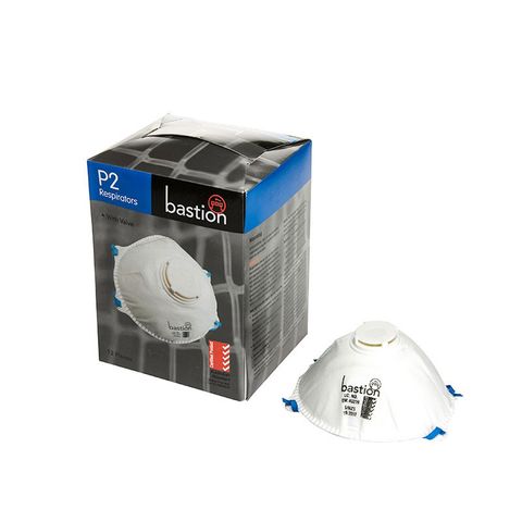 P2 Respirator Mask with Valve 12pk