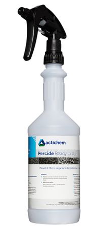 Percide Empty 750ml Bottle w/cap & trigg