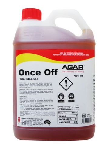 Agar Once Off 5L Hard Surface Clean PH14