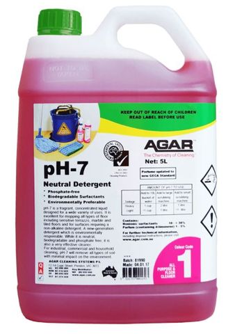 PH7 Neutral Detergent 5l Citrus Scent