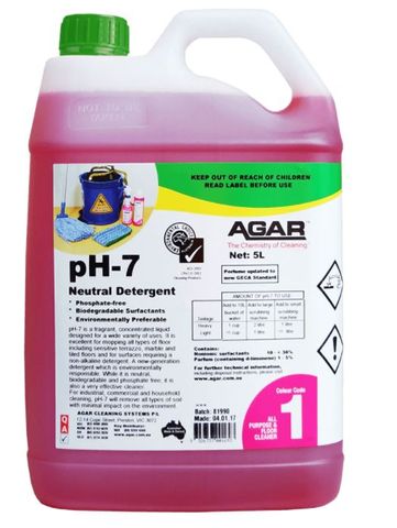 PH7 Neutral Detergent 5L Citrus Scent