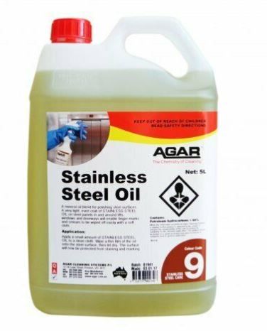Agar Stainless Steel Oil 5L