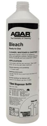 Empty Bottle 750mL Bleach
