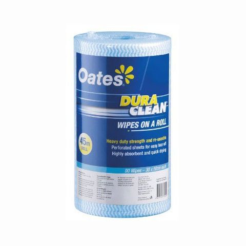 Dura Wipes - 45 Metre Roll - BLUE