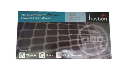 XL Nitrile Ultra Soft Black P/F