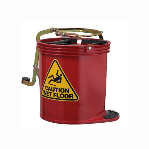 165423 15L Contractor Wringer Bucket Red