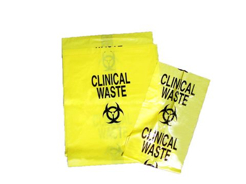 Clinical Waste Bags-Yel 50l 50um;Ctn 200