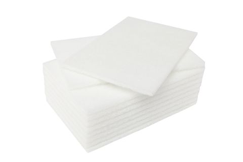 Scouring Hand Pad White Pkt10 225x150mm