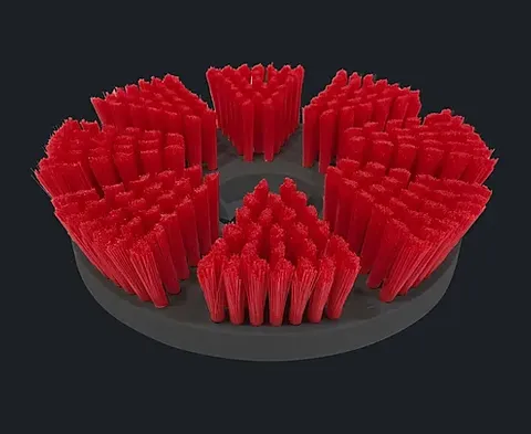 Medium Cleaning Brush Red