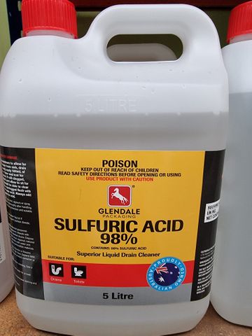 Acide de batterie 5L sulfurique