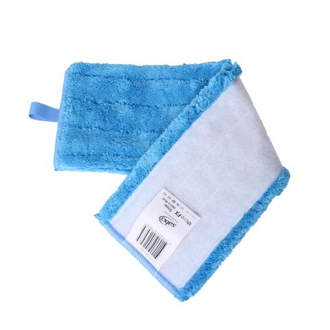 Flat Mop Hook & Loop Pads 40cm Blue