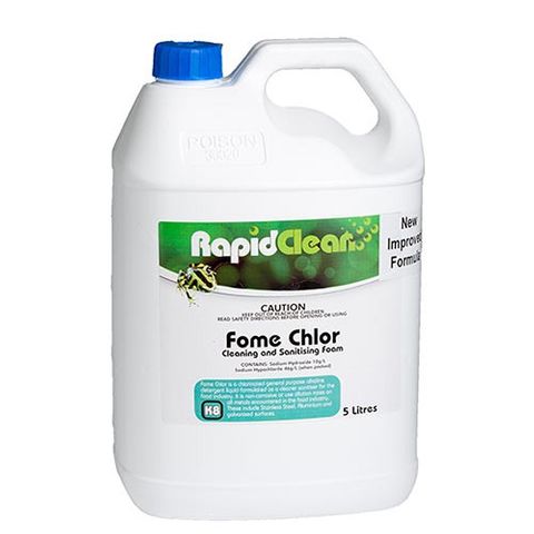 140160 Fome Chlor Clean&Sanitise Foam 5L