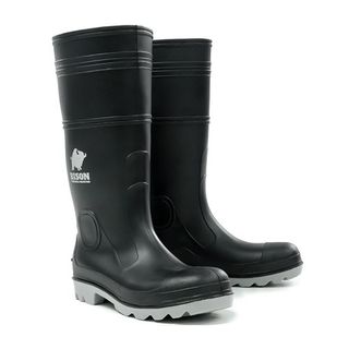 Gumboot Size 11 Safety Inca Black/Grey