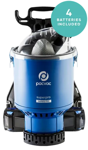 PACVAC Vacuum - Backpack - 700 - Battery