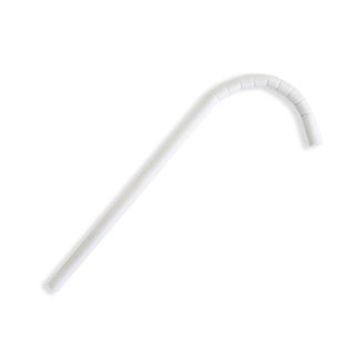 White Flexi Paper Straw FSC Wrapped