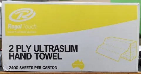 Royal Ultraslim Hand Towel Ctn 2400 2ply